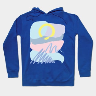 Summer Mountain Pastels Hoodie